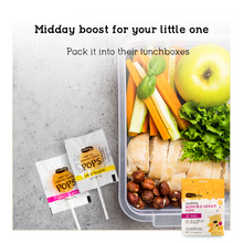 Load image into Gallery viewer, Comvita KIDS SOOTHING POPS WITH UMF™ 10+ MANUKA HONEY (3 Flavor Variety Pack – Grape, Orange, and Lemon)