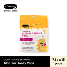 Load image into Gallery viewer, Comvita KIDS SOOTHING POPS WITH UMF™ 10+ MANUKA HONEY (3 Flavor Variety Pack – Grape, Orange, and Lemon)
