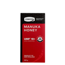 Load image into Gallery viewer, Comvita UMF 18+ Manuka Honey 250g Front Box Cover