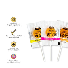 Load image into Gallery viewer, Comvita Kids Soothing Manuka Honey Pops UMF 10+ | MGO 263+ (Lemon, Grape, Orange Flavour)