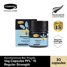 Load image into Gallery viewer, Comvita Immune Bee™ Propolis Regular Strength PFL15, 30 Veg Capsules
