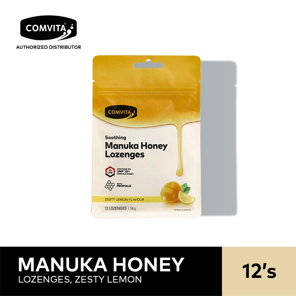 Manuka Honey Lozenges-Lemon & Honey 12s