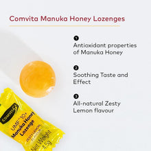 Load image into Gallery viewer, Comvita Manuka Honey Drops- Lemon &amp; Honey, 10s
